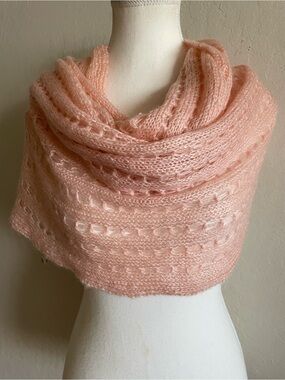 Infinity knit scarf